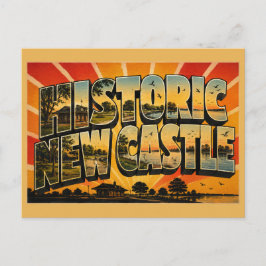 デラウェア川沿いの公園アート Historic New Castle ポストカード