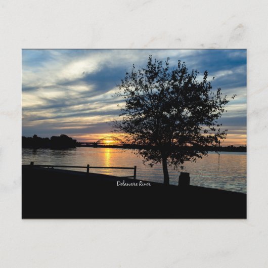 デラウェア川 ポストカード (正面)