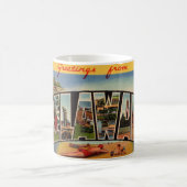 デラウェア州からこんにちは コーヒーマグカップ (中央)