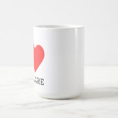 デラウェア州が好き コーヒーマグカップ (中央)