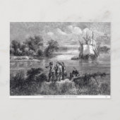 デラウェア州に登ったモラヴィアン ポストカード (正面)