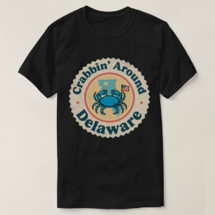 デラウェア州のカニ漁 Vintage Tシャツ
