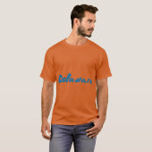 デラウェア州のデザイン Tシャツ (正面フル)