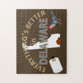 デラウェア州のパズル ジグソーパズル (縦)