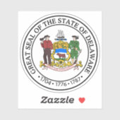 デラウェア州の封印 シール (シート)