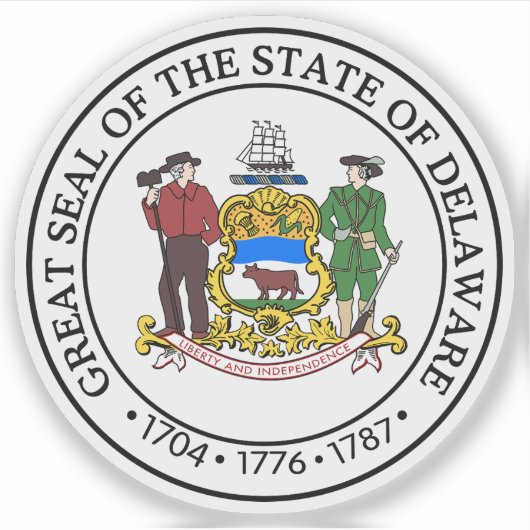 デラウェア州の封印 シール (正面)