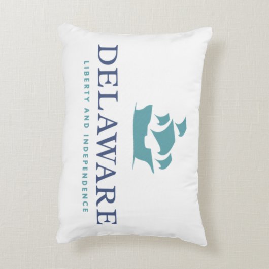 デラウェア州の自由と独立 アクセントクッション (裏面(縦))