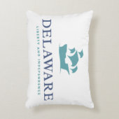 デラウェア州の自由と独立 アクセントクッション (正面(垂直))