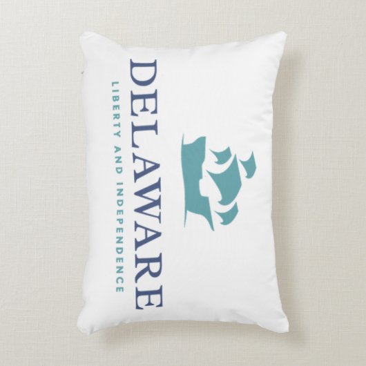 デラウェア州の自由と独立 アクセントクッション (正面(垂直))