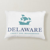 デラウェア州の自由と独立 アクセントクッション (裏面)