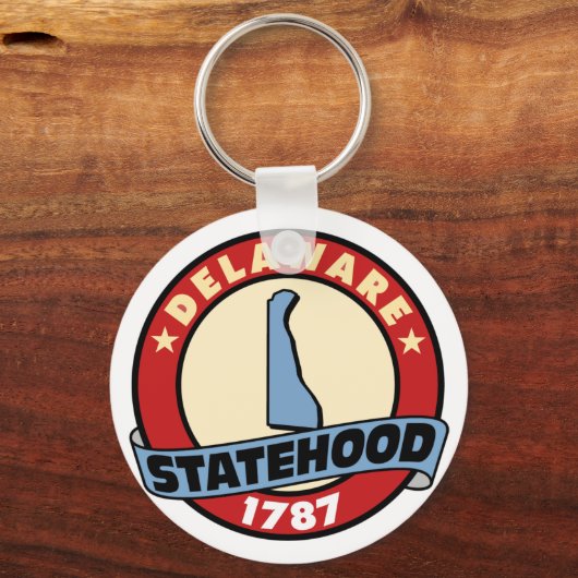 デラウェア州の贈り物とティー キーホルダー (正面)