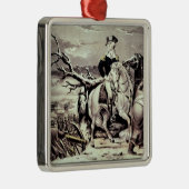 デラウェア州を交差させているジョージ・ワシントン メタルオーナメント (右)