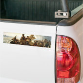 デラウェア州を交差させるワシントン州 バンパーステッカー (トラック上)