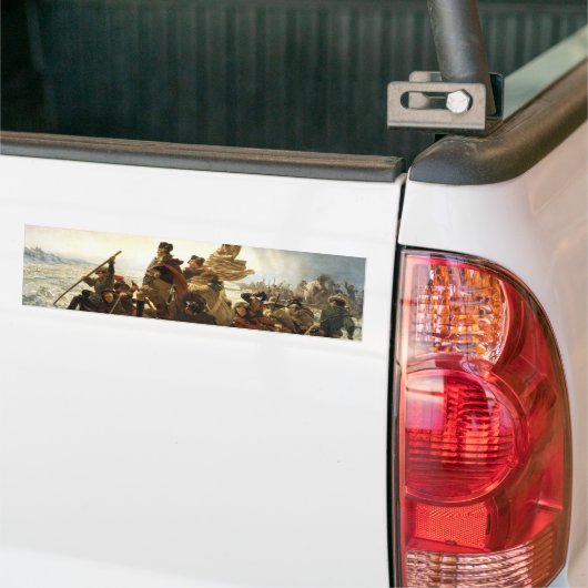 デラウェア州を交差させるワシントン州 バンパーステッカー (トラック上)