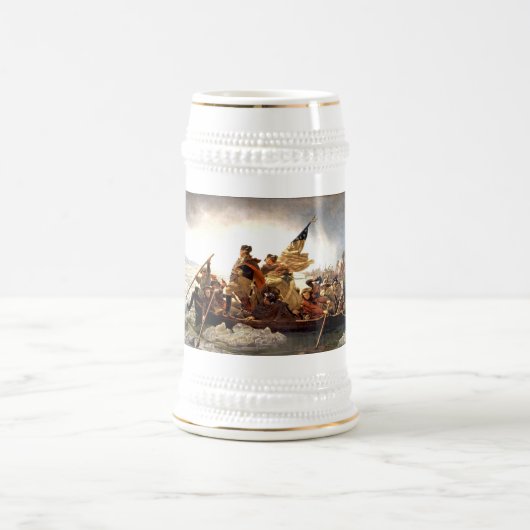 デラウェア州を交差させるワシントン州 ビールジョッキ (中央)