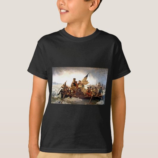 デラウェア州を交差させるワシントン州 Tシャツ (正面)