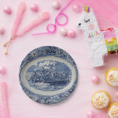 デラウェア州を交差させるワシントン州la Wedgwood ペーパープレート (パーティー)