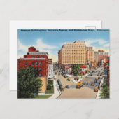 デラウェア州ウィルミントンのネムールズビル ポストカード (正面/裏面)