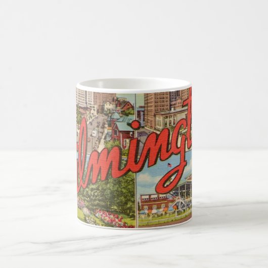 デラウェア州ウィルミントン コーヒーマグカップ (中央)