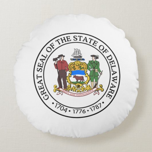 デラウェア州シール ラウンドクッション (正面)