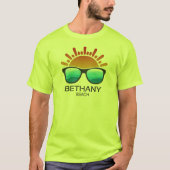 デラウェア州ベサニー・ビーチ サングラス Tシャツ (正面)