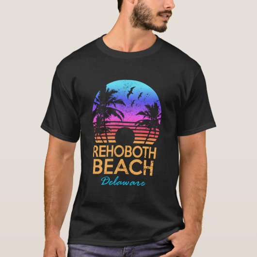 デラウェア州レホボスビーチの夏休み Tシャツ (正面)