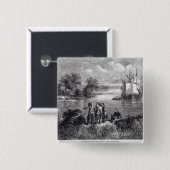 デラウェア州上昇するMoravians 缶バッジ (正面&裏面)