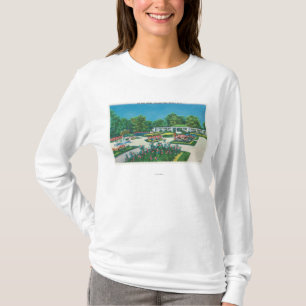 デラウェア州公園のバラ園の眺め Tシャツ