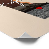 デラウェア州写真の挿入と町名 ポスター (角)