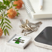 デラウェア州写真文字&マップ概要 キーホルダー (側面)