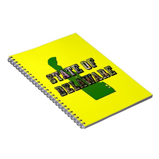 デラウェア州写真文字&マップ概要 ノートブック (右側)