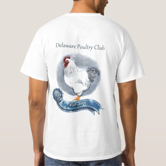 デラウェア州家禽は、メンバーのTシャツ協力します Tシャツ (裏面)