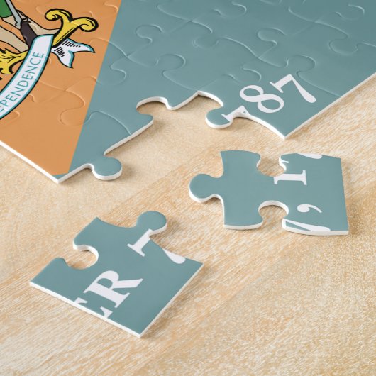 デラウェア州州旗8x10 ジグソーパズル (側面)