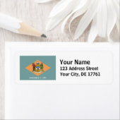 デラウェア州旗の差出人住所ラベル ラベル (インサイチュ)