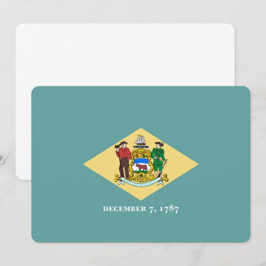 デラウェア州旗デザイン (正面/裏面)