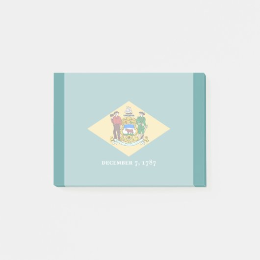 デラウェア州旗デザイン ポストイット (正面)