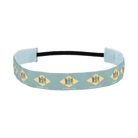 デラウェア州旗 アスレチックヘッドバンド (正面)