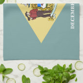 デラウェア州旗 キッチンタオル (折り畳み)