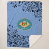 デラウェア州旗 シェルパブランケット (正面)