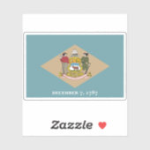 デラウェア州旗 シール (シート)