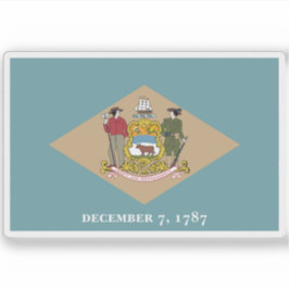 デラウェア州旗 シール