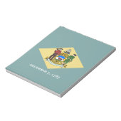 デラウェア州旗 ノートパッド (回転)