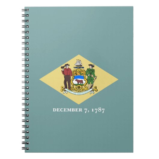 デラウェア州旗 ノートブック (正面)