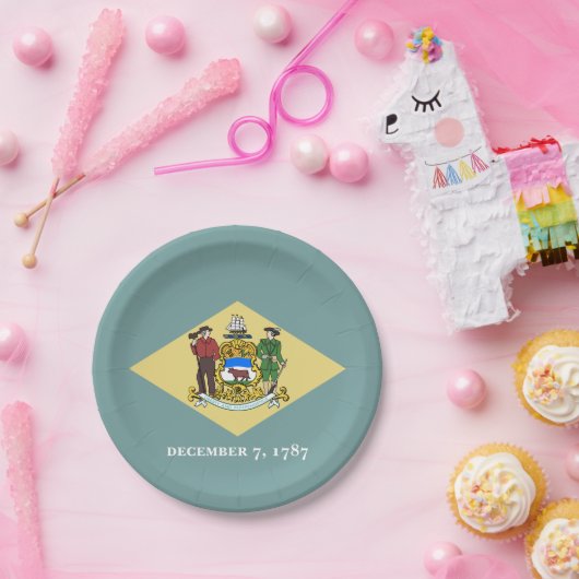 デラウェア州旗 ペーパープレート (パーティー)