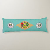 デラウェア州旗 ボディピロー (裏面)