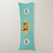 デラウェア州旗 ボディピロー (正面縦)