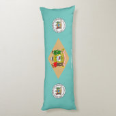 デラウェア州旗 ボディピロー (裏面 (縦))