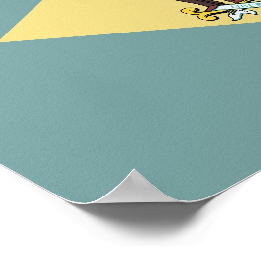 デラウェア州旗 ポスター (角)