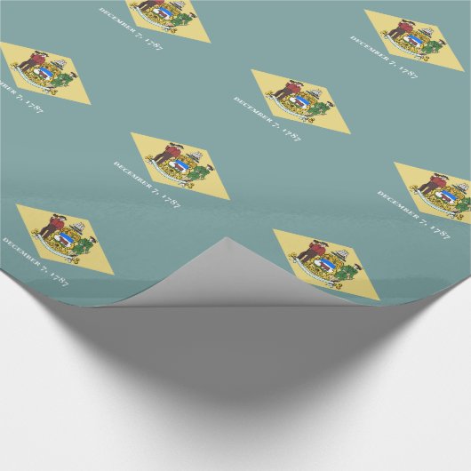 デラウェア州旗 ラッピングペーパー (角)