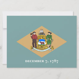 デラウェア州旗（米国、DE） カード